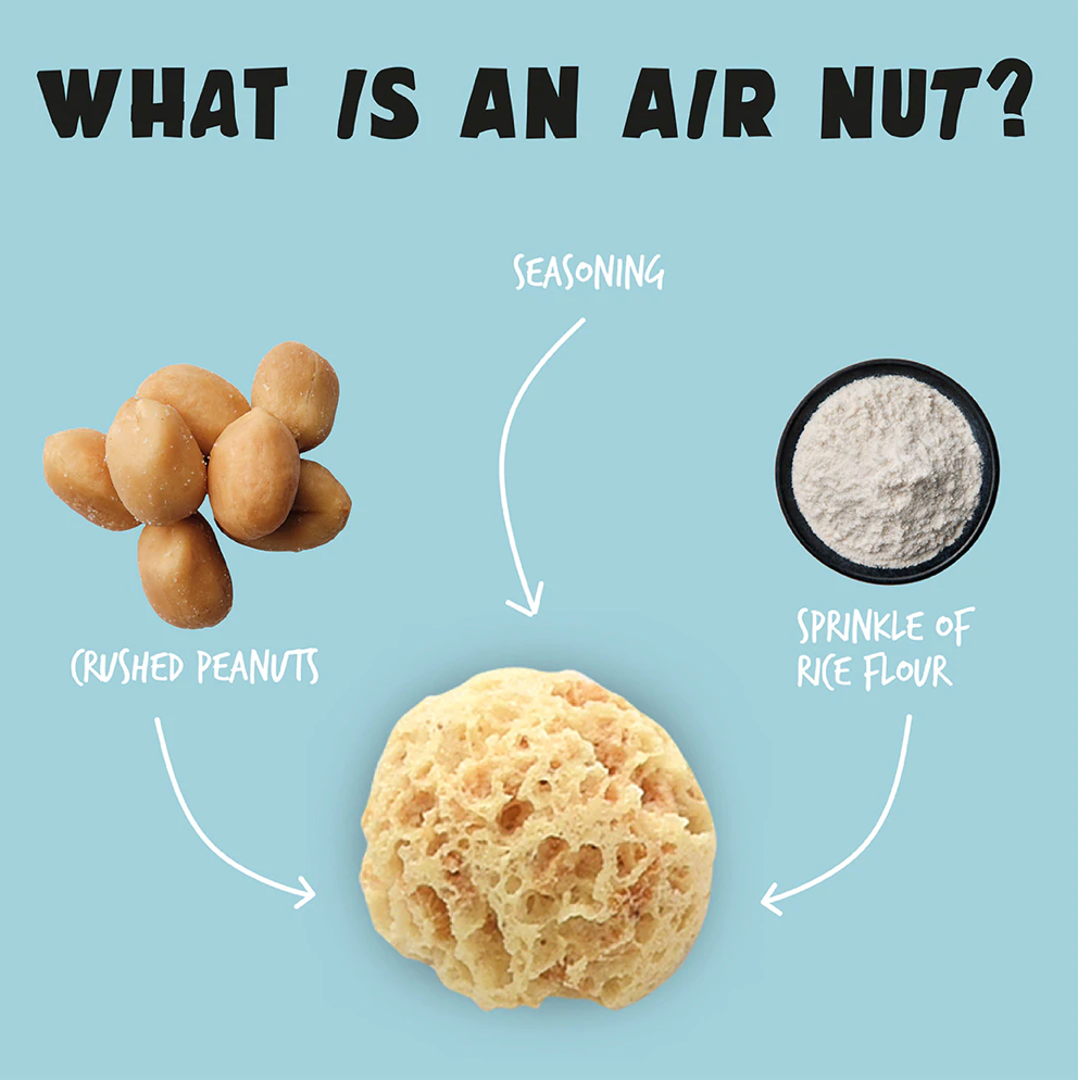 Air Nuts Sea Salted - (10 x Packs)
